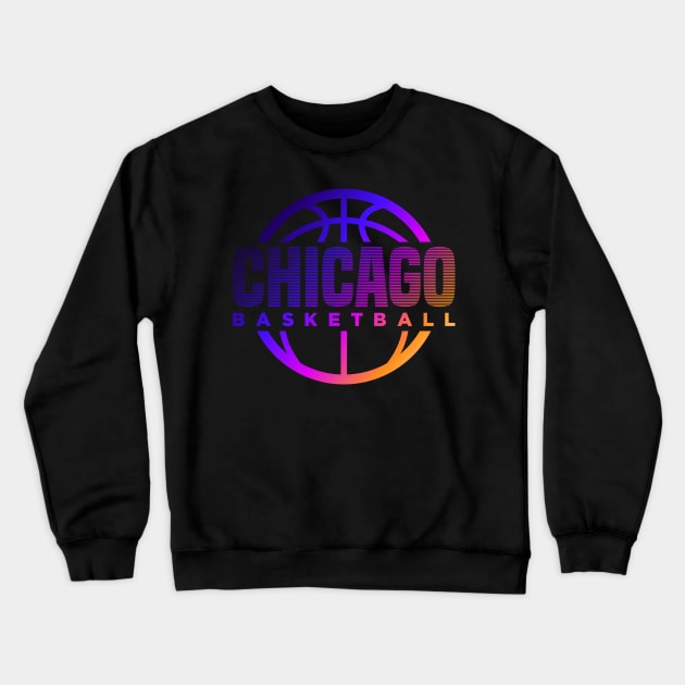 Chicago Basketball Crewneck Sweatshirt by HooPet